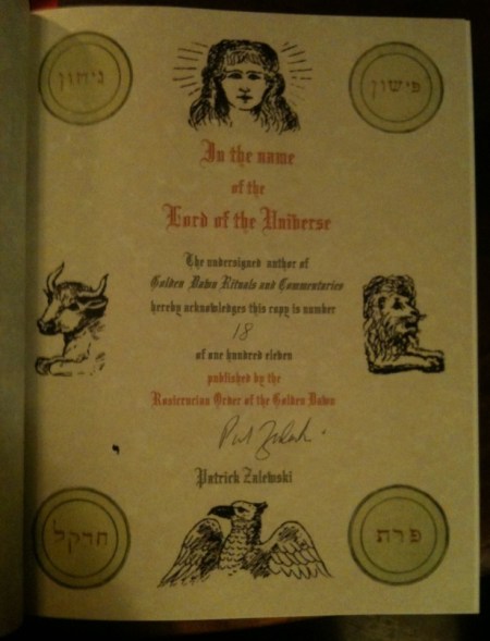 Golden Dawn Rituals and Commentaries